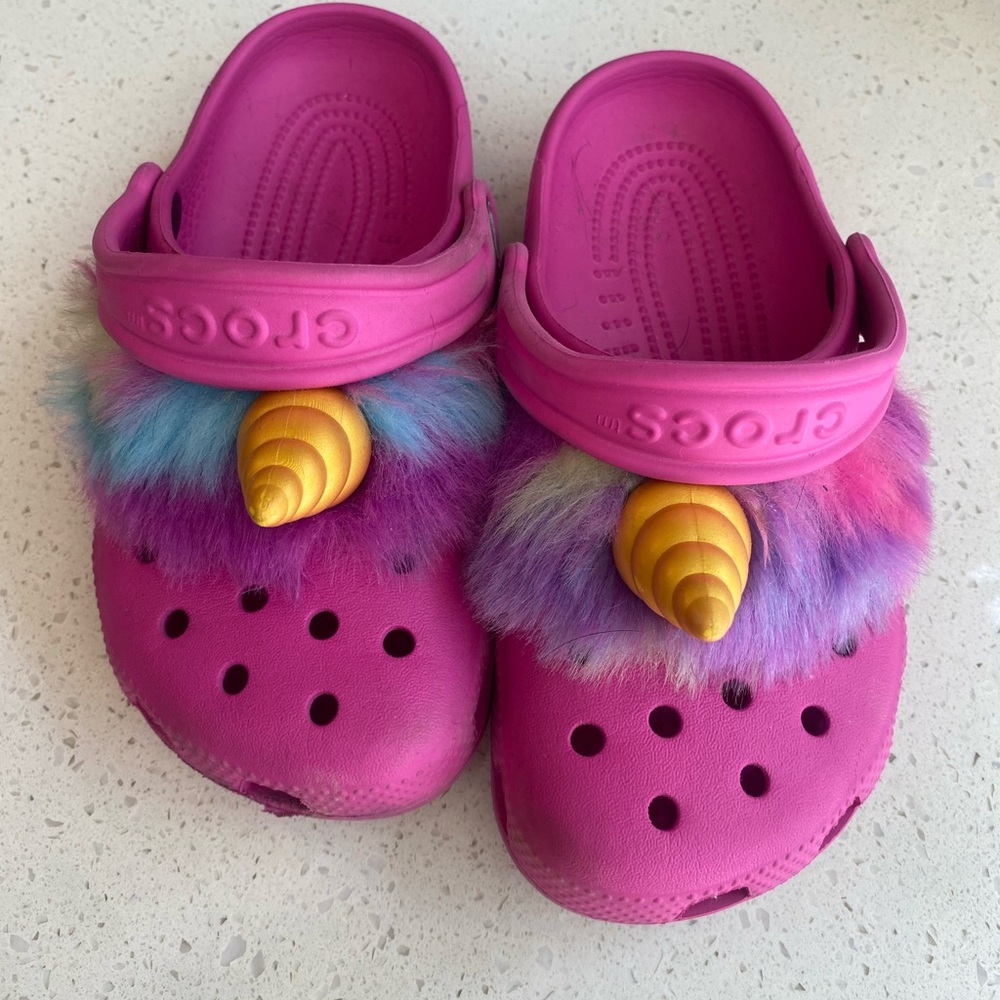 CROCS Kids Fuzzy Unicorn J1